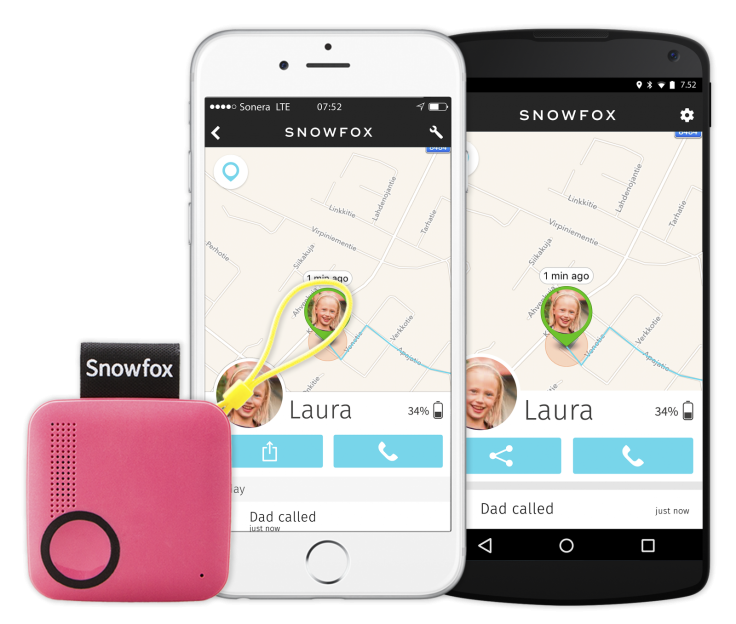 Snowfox Trackerphone app