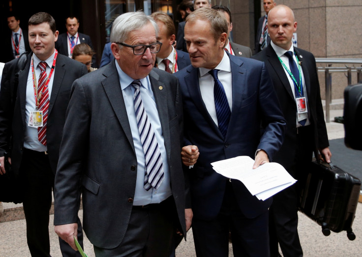 Juncker Tusk EU Brexit June 2016