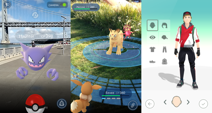 Pokemon Go screenshots