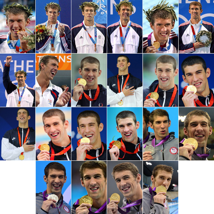 Michael Phelps medals