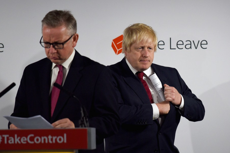 Michael Gove and Boris Johnson