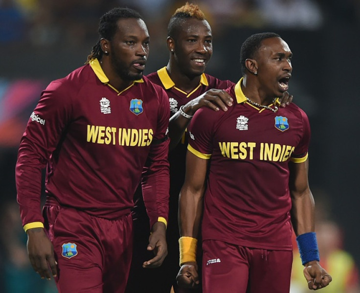 chris gayle dwayne bravo andre russell