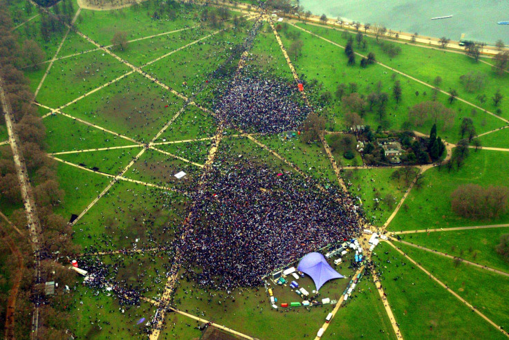 Iraq War protest, Hyde Park