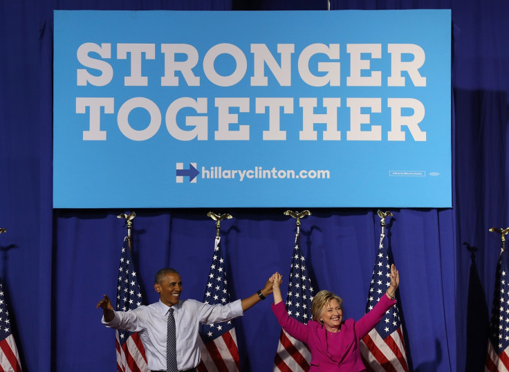 Hillary Clinton and Barack Obama