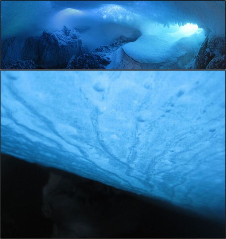 Stunning Images of Ice Caves on Antarctica’s Active Volcano Mt. Erebus Revealed