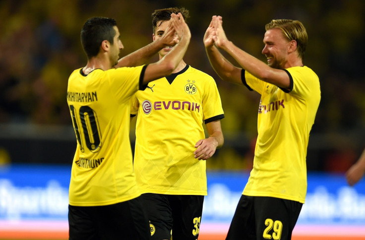 Henrikh Mkhitaryan and Marcel Schmelzer