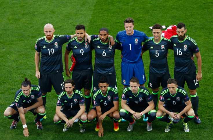 Wales line-up before kick-off