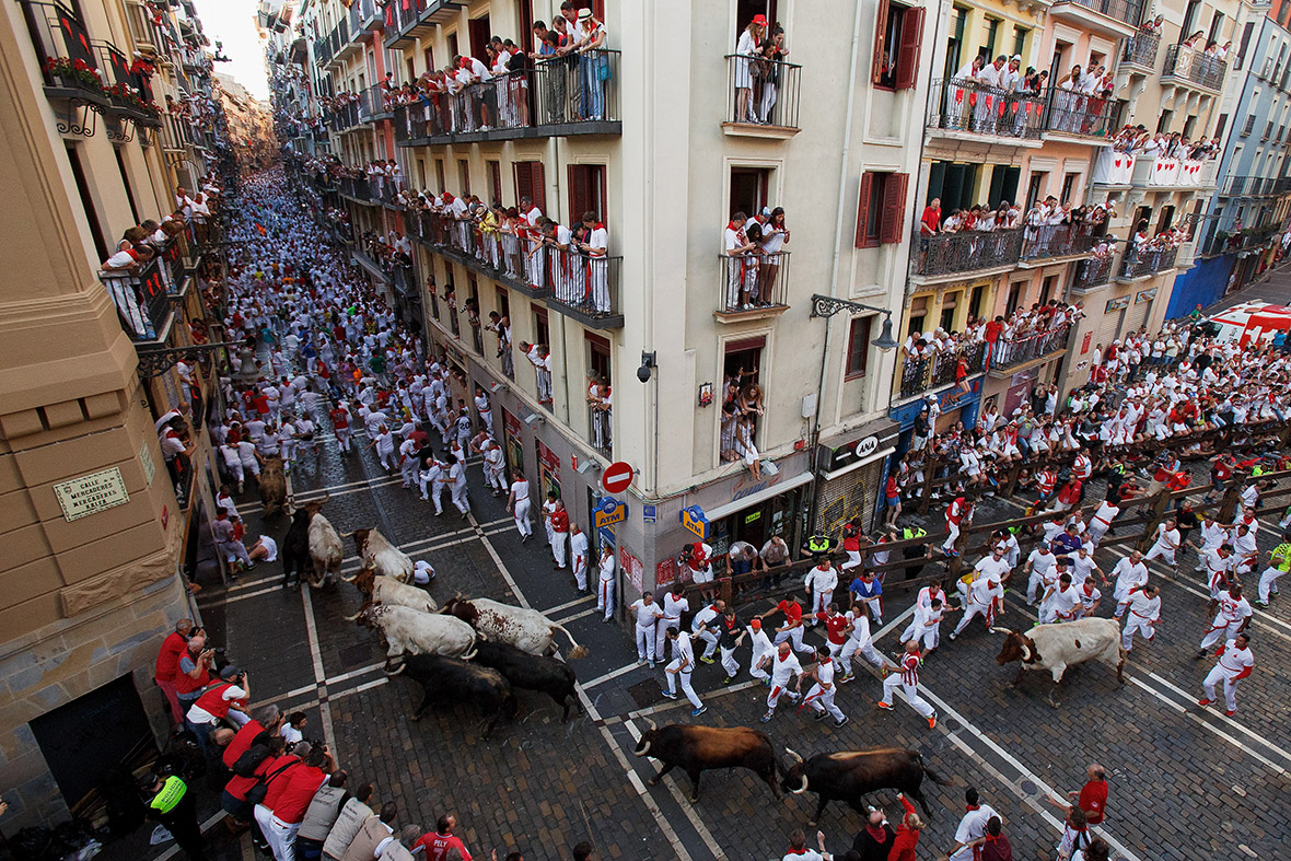 Pamplona Four injured in first running of the bulls at the 2016 San