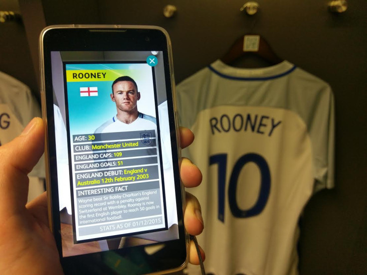 Wayne Rooney Wembley Stadium EE SmartGuide Tour
