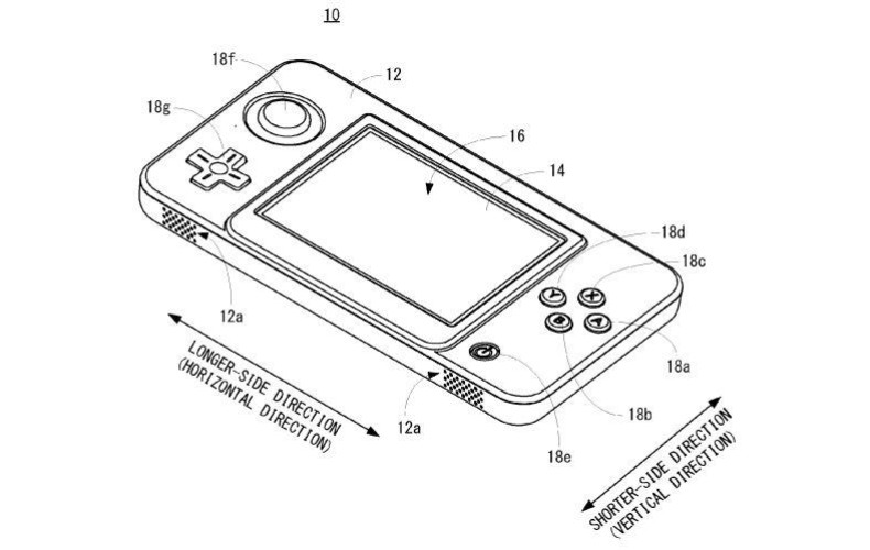 Nintendo handheld patent