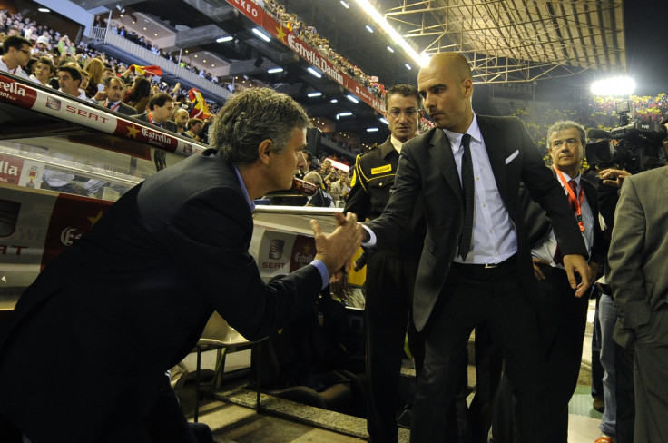 Pep Guardiola and Jose Mourinho