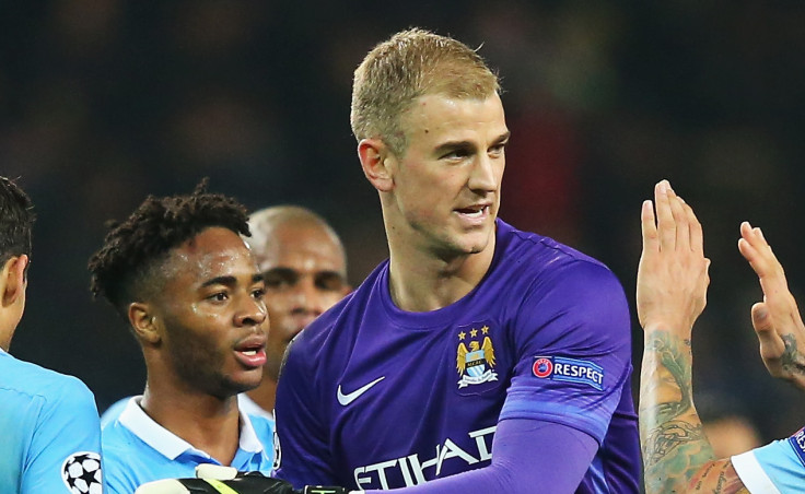 Joe Hart and Raheem Sterling