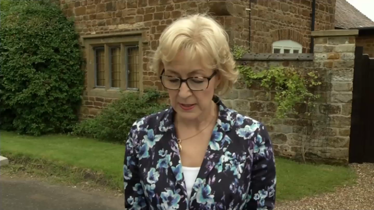 Andrea Leadsom 'disgusted' by motherhood quotes in Times article Andrea Leadsom 'disgusted' by motherhood quotes in Times article