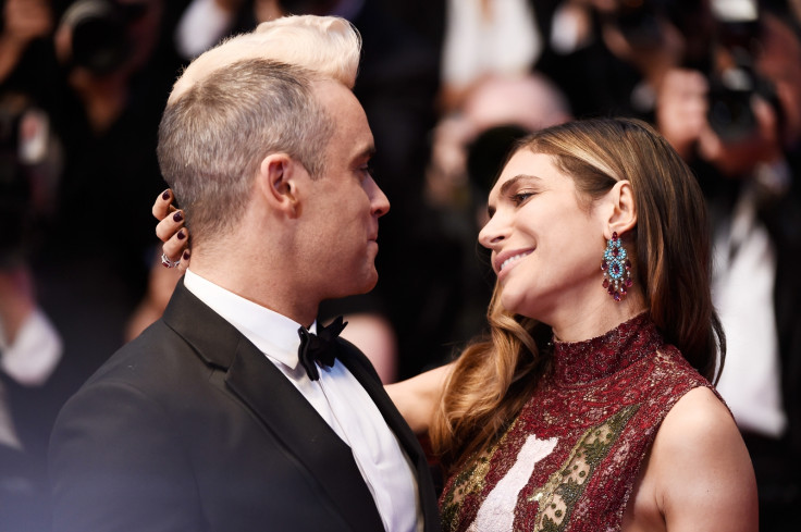 Robbie Williams and Ayda Field 