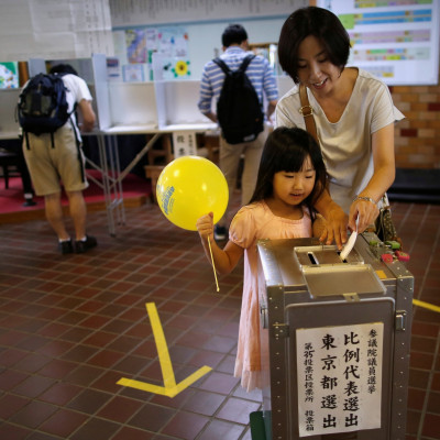 Japan upper house polls