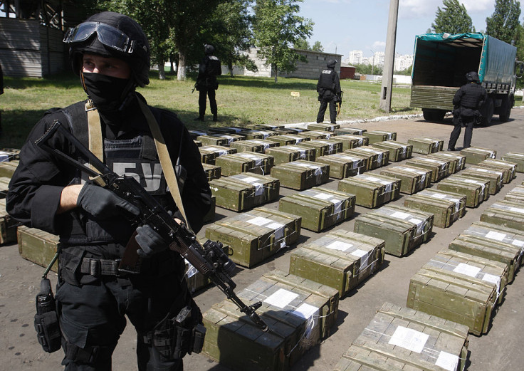 Ukrainian police cocaine