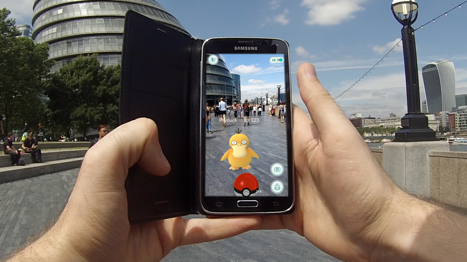 Pokemon Go demo in London