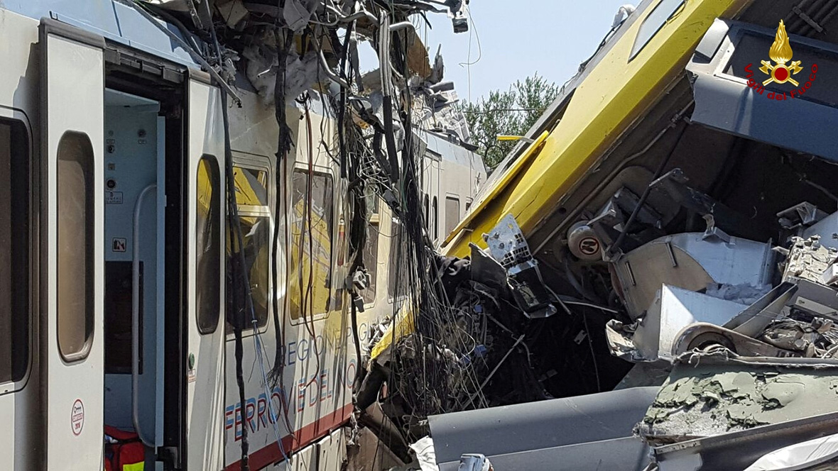 Italy train crash