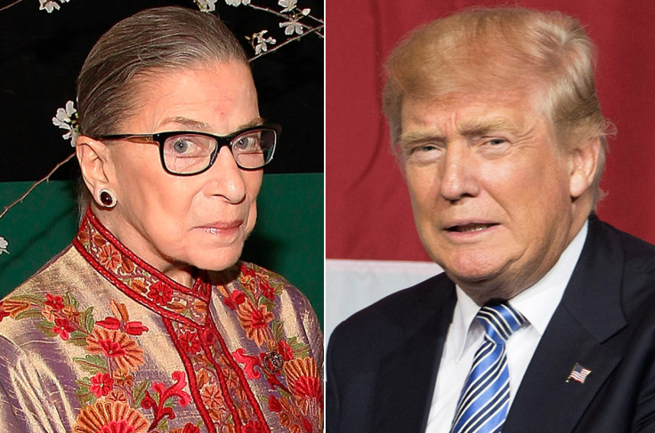 Ginsburg, Trump