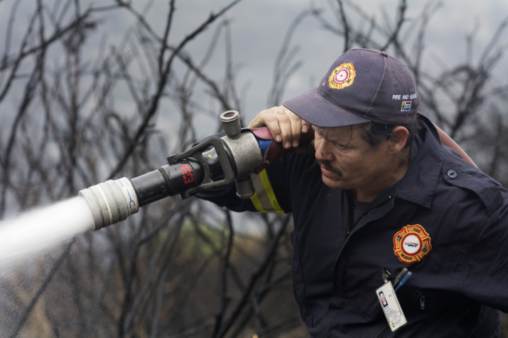 South African fire fighter