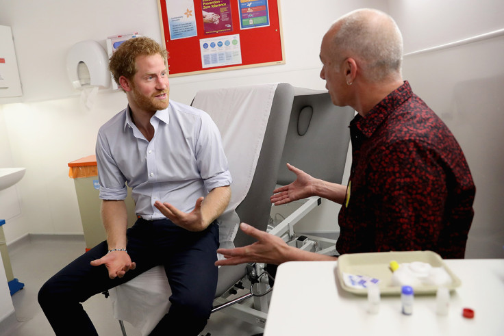 Prince Harry HIV test