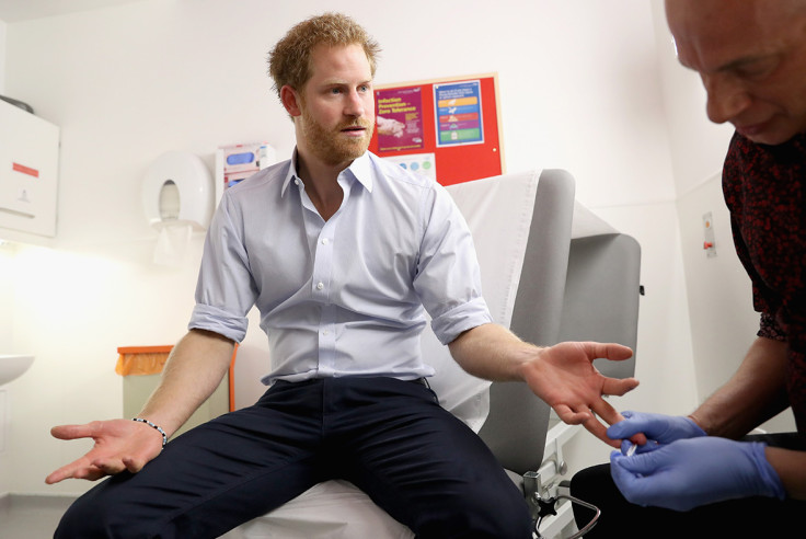 Prince Harry HIV test