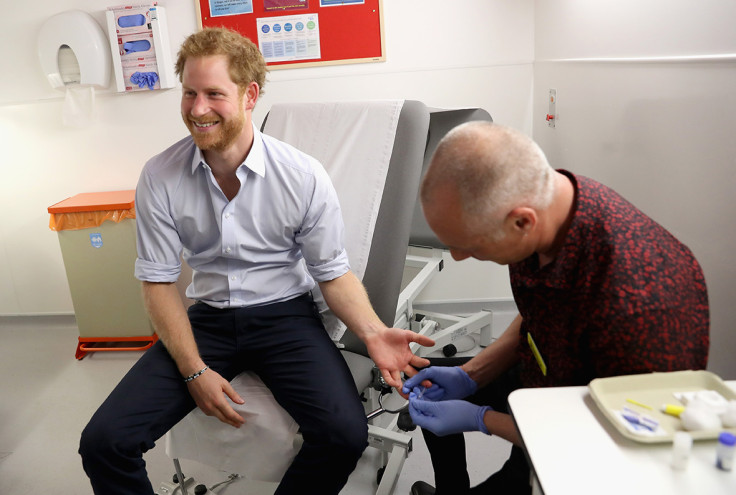 Prince Harry HIV test