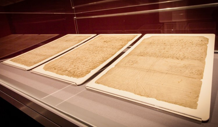 Shakespeare's will on display