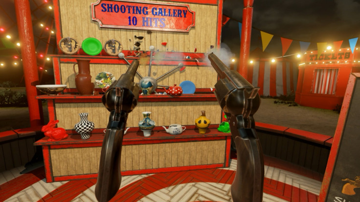 VR Funhouse shooting gallery