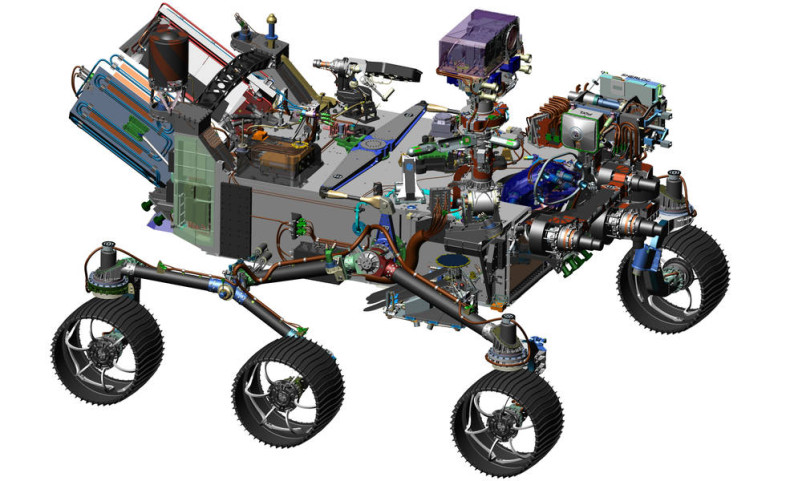 Nasa unveils new design for its Mars 2020 rover which will hunt for evidence of life