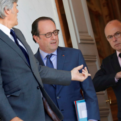 Francois Hollande & Bernard Cazeneuve