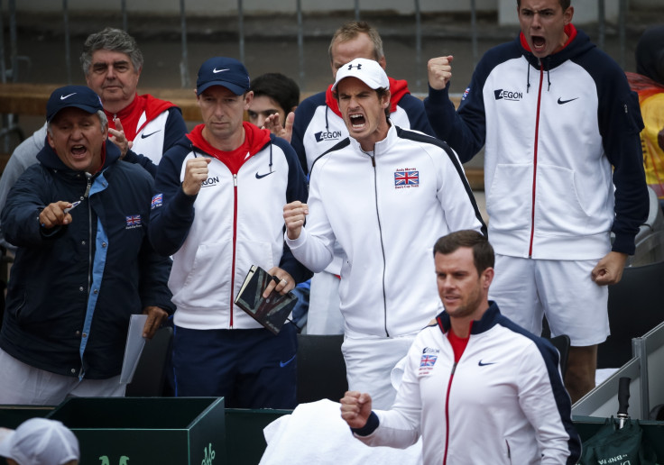 Andy Murray and Leon Smith