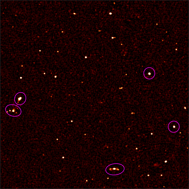 1,300 new galaxies uncovered by one of the world's most powerful radio telescope 1,300 new galaxies uncovered by one of the world's most powerful radio telescope