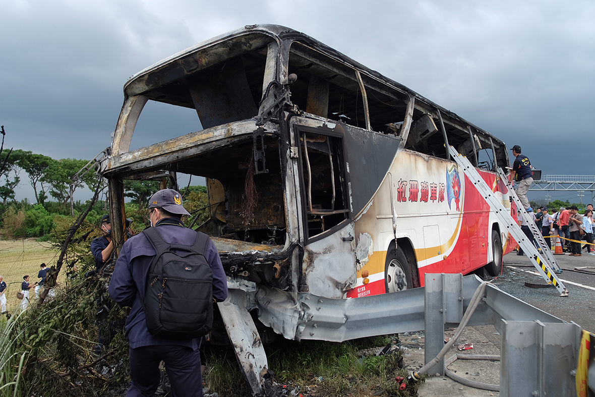 Taiwan bus crash