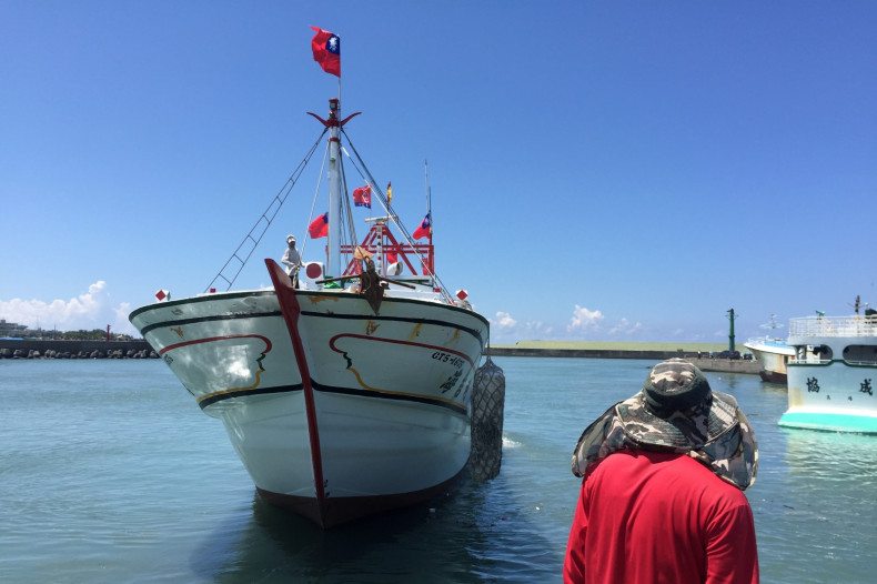 Taiwanese fishermen in South China Sea