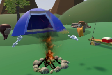 MetaWorld virtual reality camping