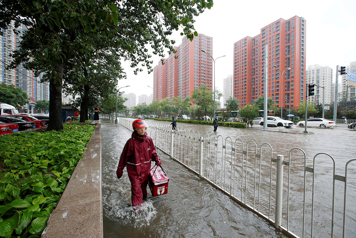 Beijing China floods