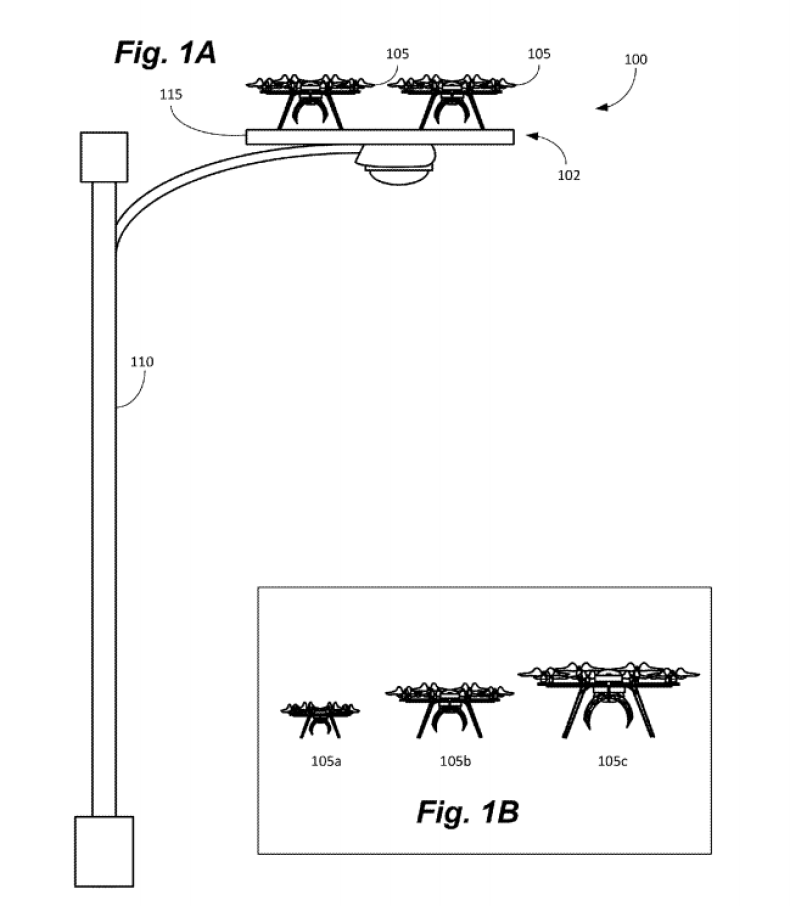 Amazon Prime Air drone charging patent