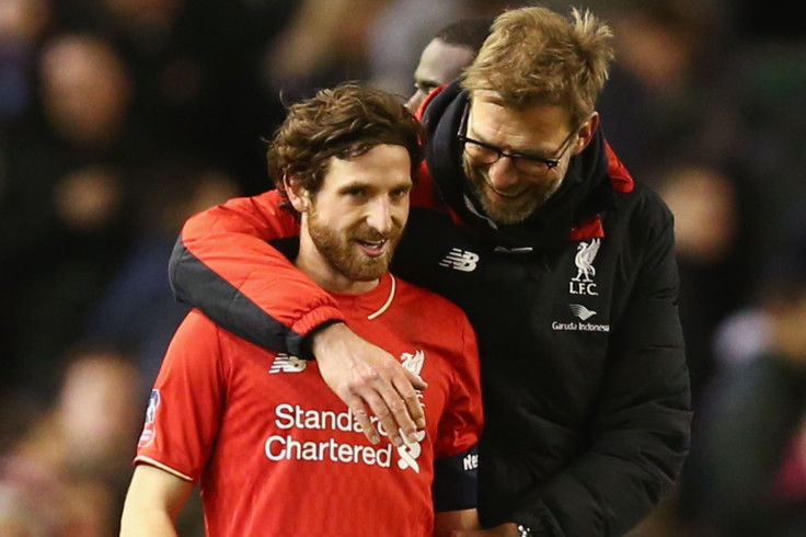 Jurgen Klopp and Joe Allen