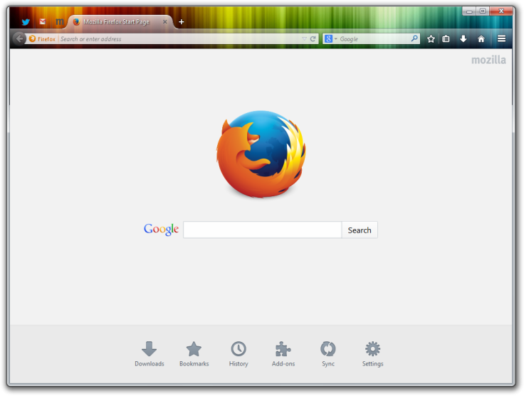 Firefox web browser