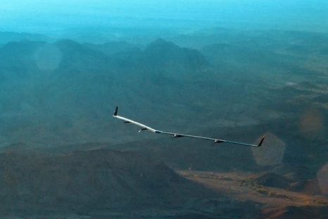 Facebook solar-powered drone Aquila