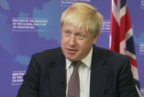Boris Johnson says the UK is stepping up to the challenges faced by Isis