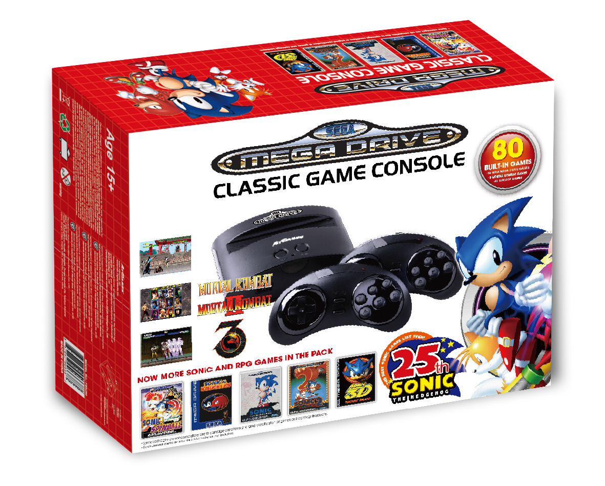 Mega Drive Classic Sega announces mini console and retro games 