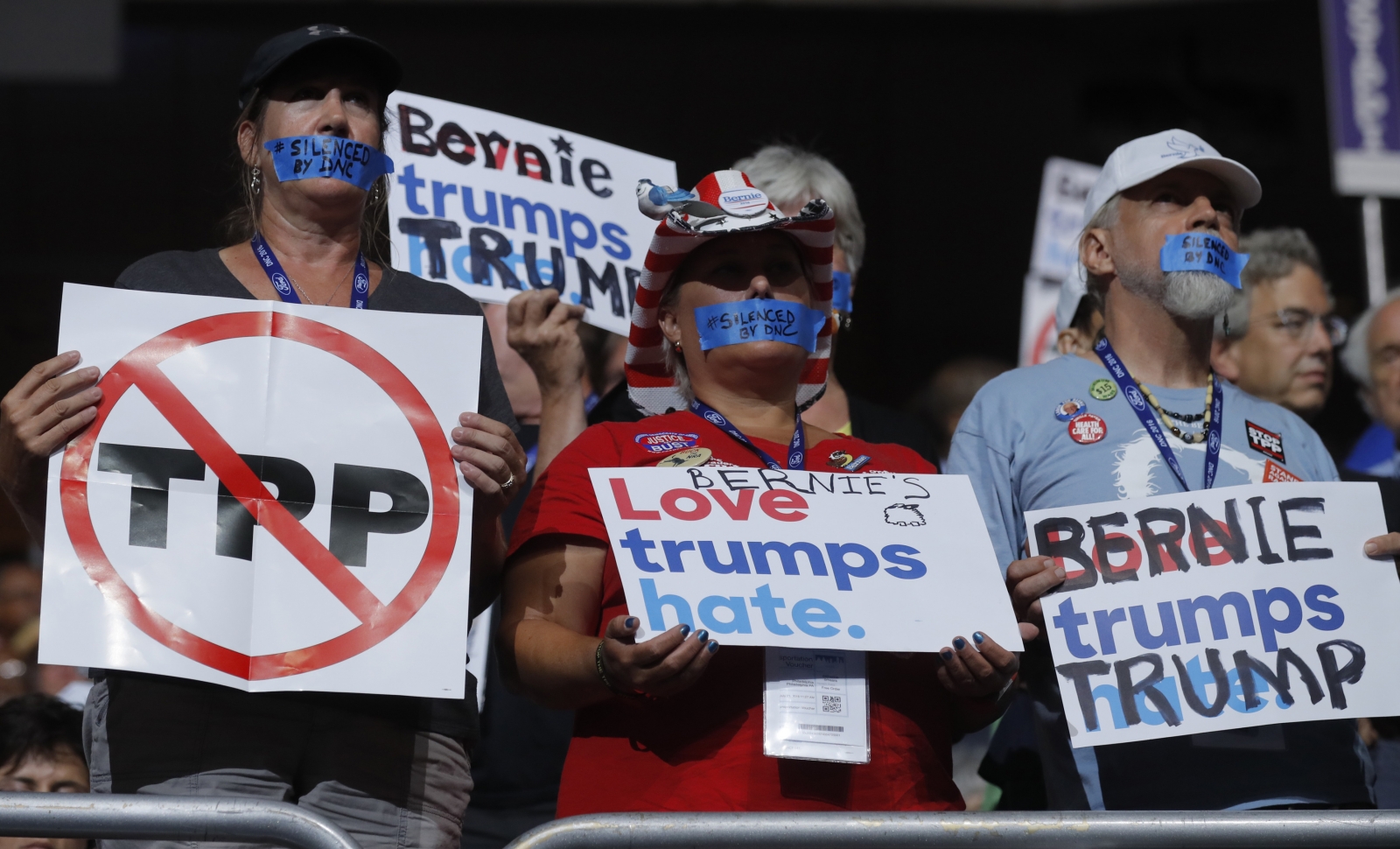 Democratic National Convention: 55 Protesters Cited, Sanders Supporters ...