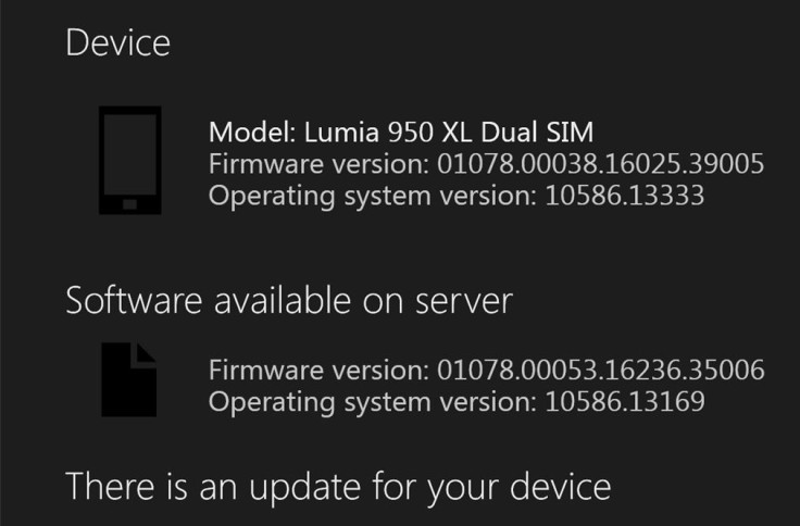 Lumia 950, 950 XL get new update