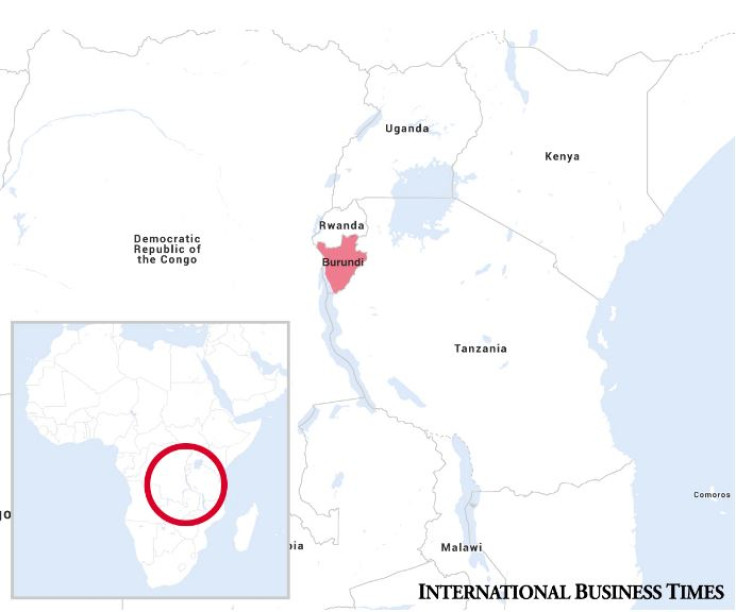 Burundi map