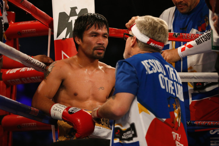 Manny Pacquiao  and Freddie Roach