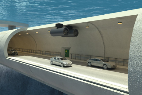 Sognefjord floating underwater tunnel