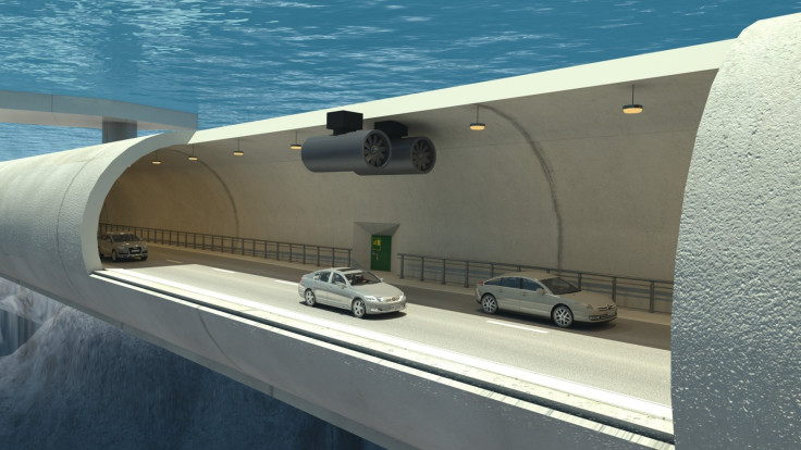 Sognefjord floating underwater tunnel