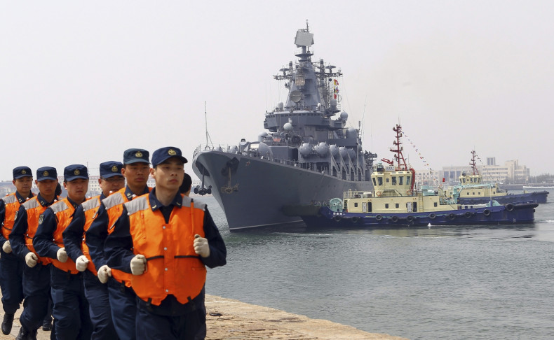 Russia China joint navy drill